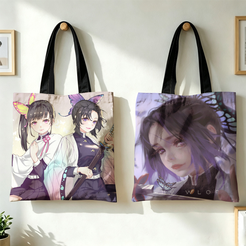 Shopper Tote Canvas - Demon Slayer Kamado Nezuko Women Handbag