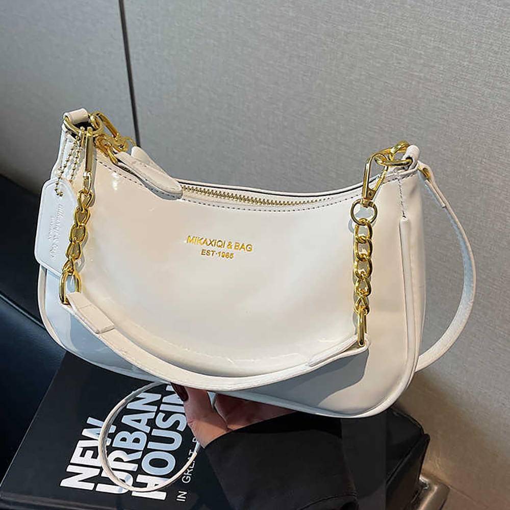 Glossy Patent Leather Red Unde - Women Bags For Airport recension och pris
