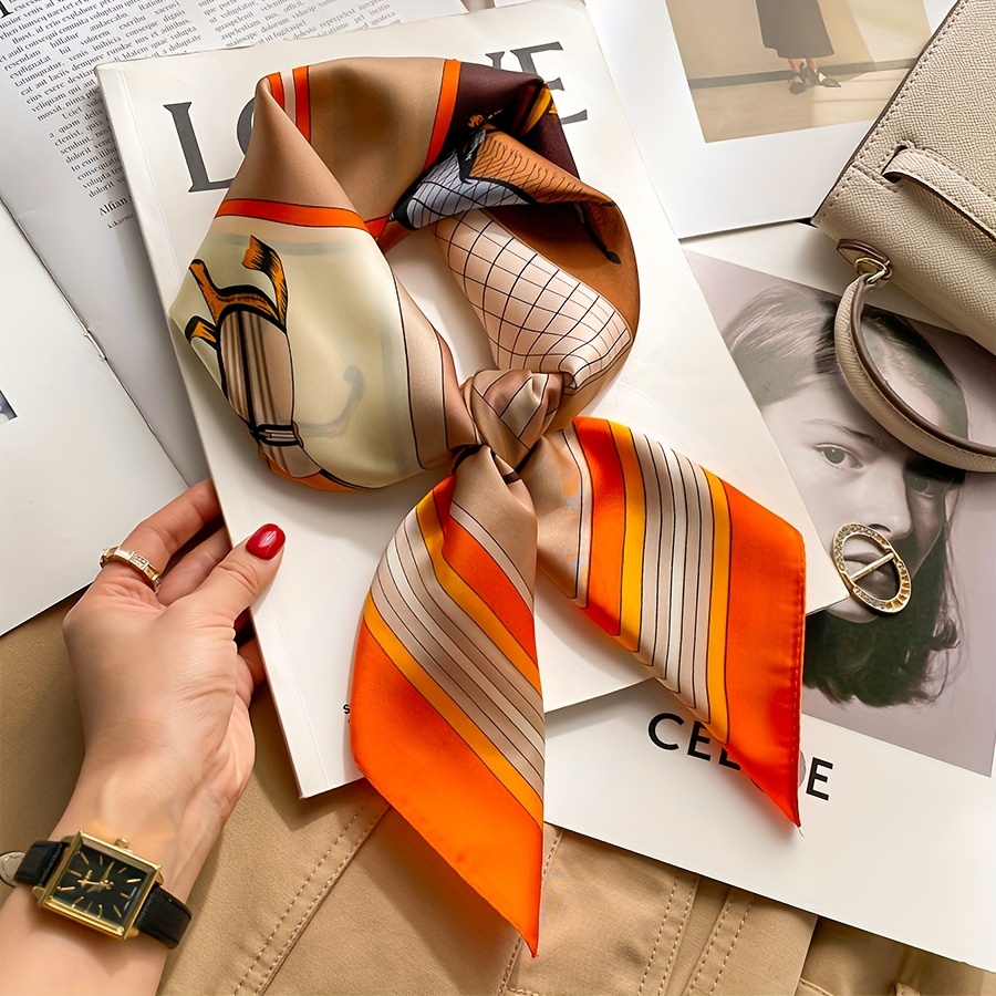Luxury Horse Pattern Silk Squa - Women Bags For Office recension och pris
