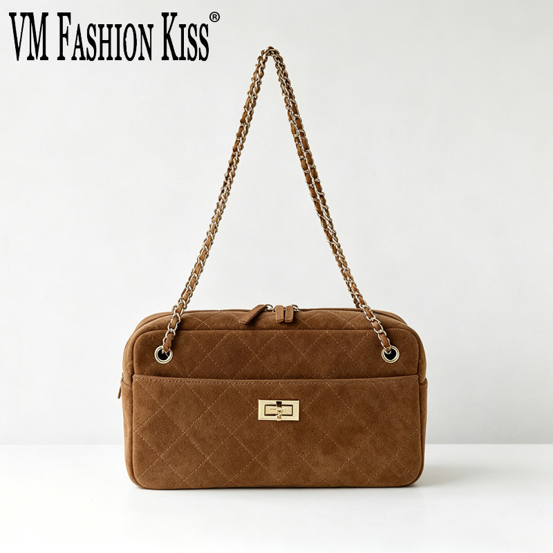 Retro Suede Camera Bag Handhel - Women Bags For Airport recension och pris
