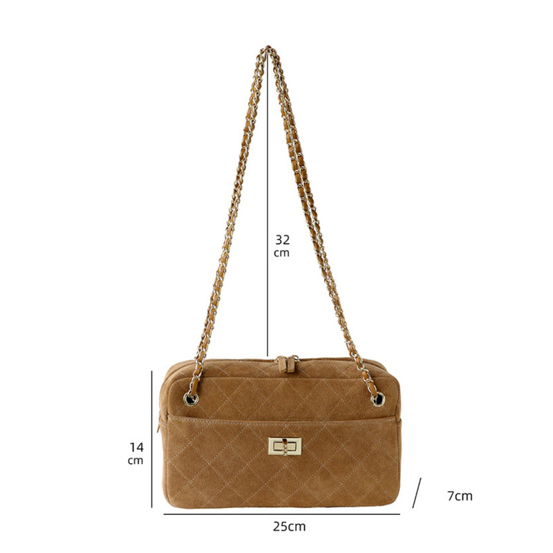 Retro Suede Camera Bag Handhel - Women Bags For Airport recension och pris
