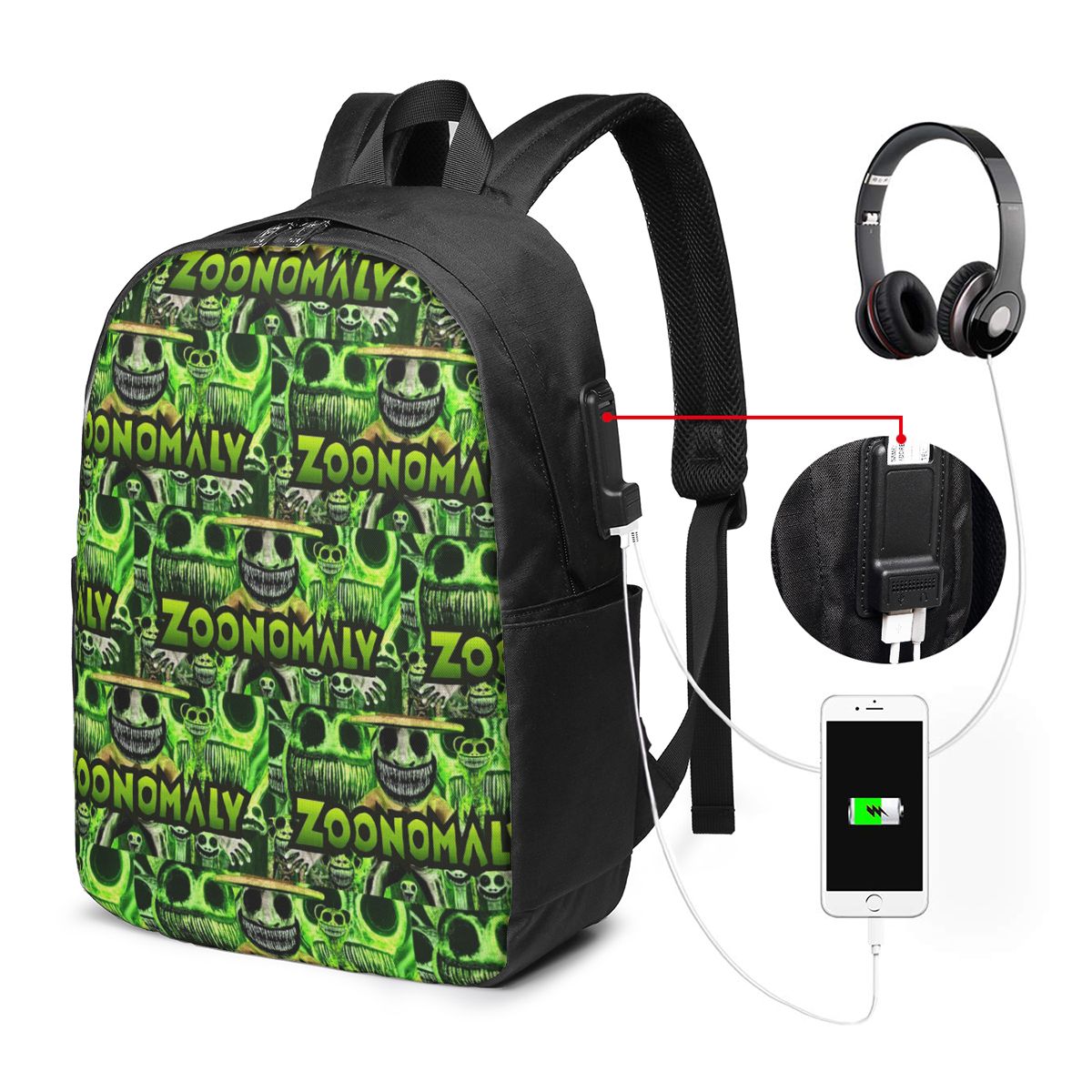 Zoonomaly Cartoon Steam Game B - Womens Backpack recension och pris