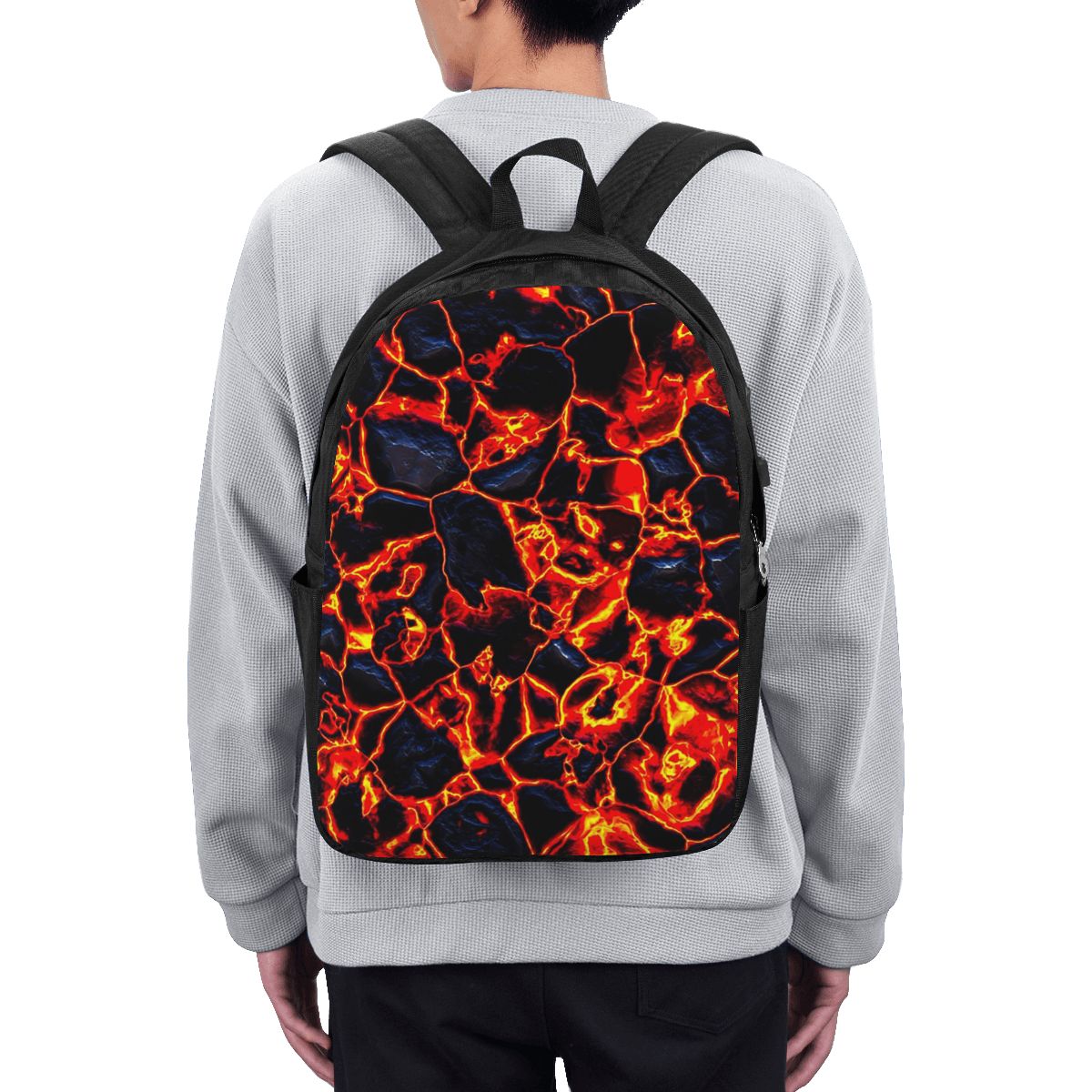 Magma Volcano Lava Fire Backpa - Womens Backpack recension och pris