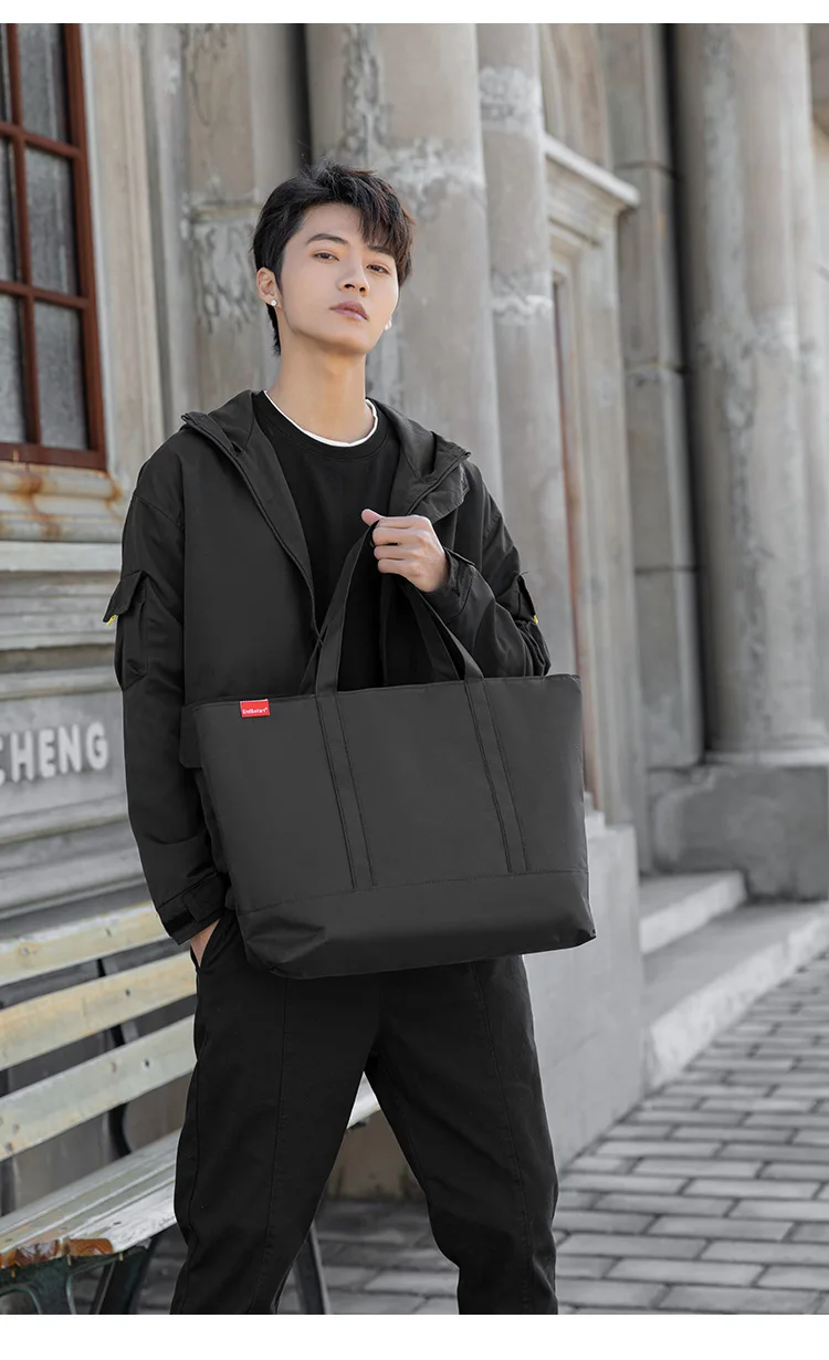 Japanese Style Men's Hanbags C - Shopper Tote Canvas recension och pris