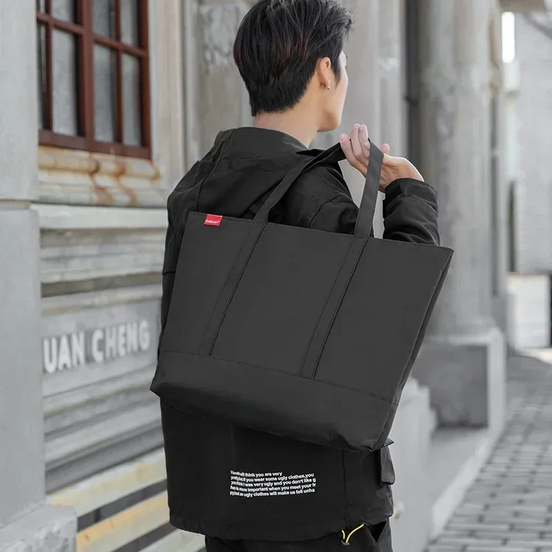 Japanese Style Men's Hanbags C - Shopper Tote Canvas recension och pris