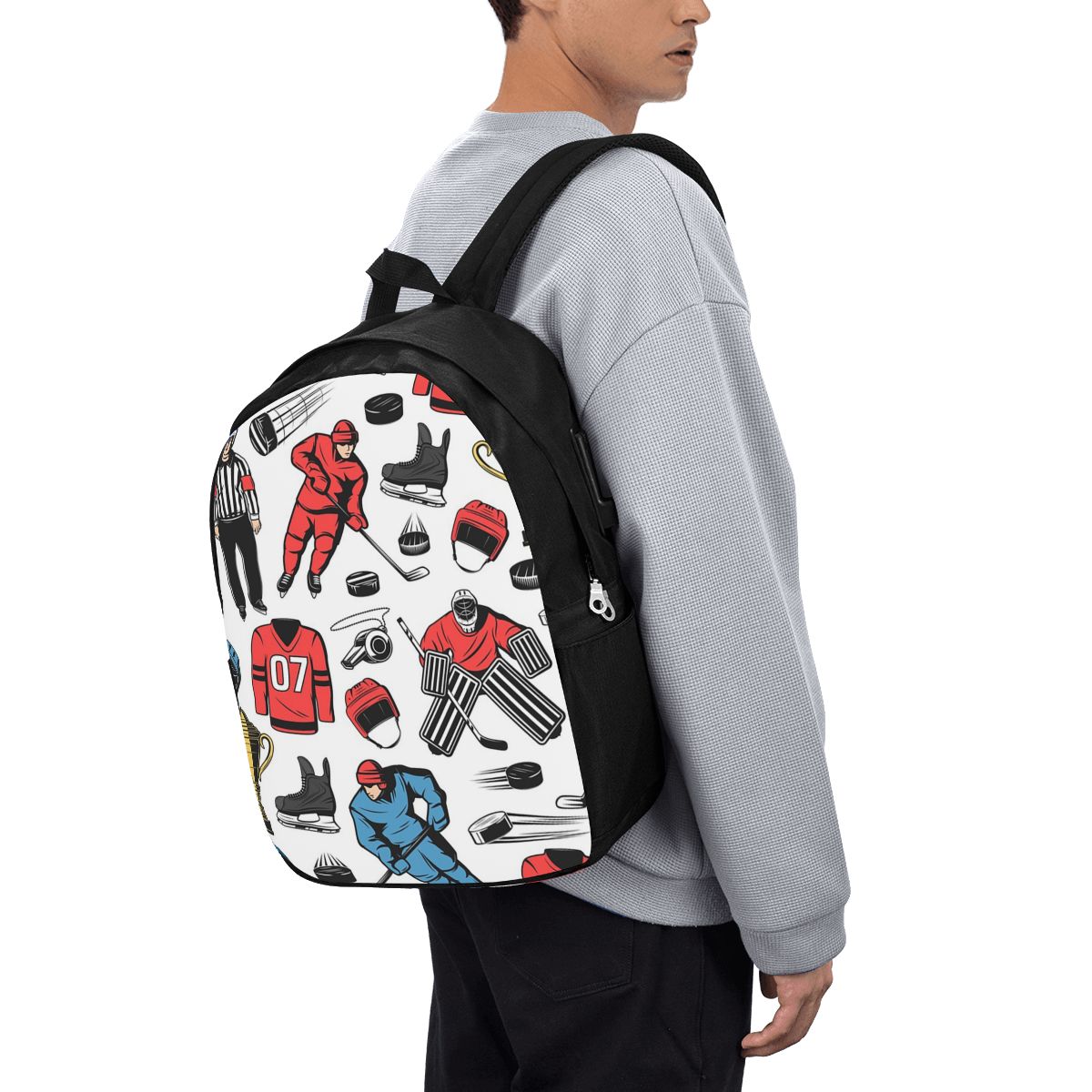 Ice Hockey Players On Rink Bac - Womens Backpack recension och pris