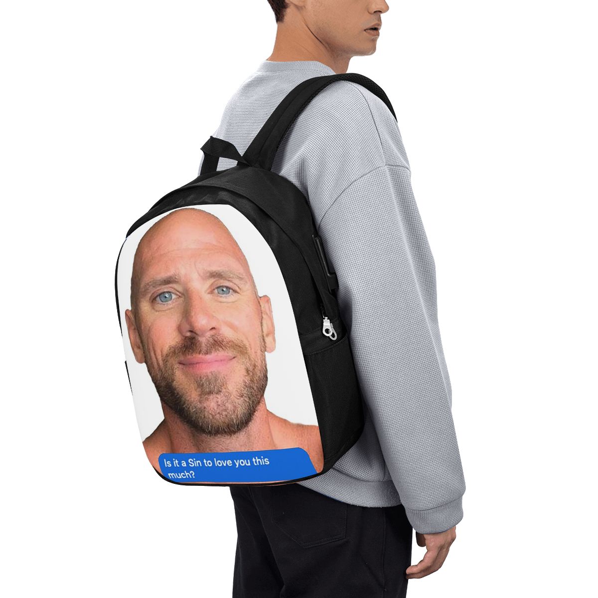 Johnny Sins Flirty Text Bubble - Womens Backpack recension och pris
