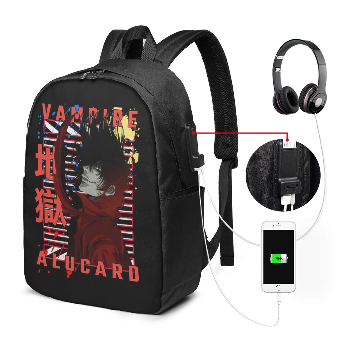 Alucard Hellsing Manga Backpac - Womens Backpack recension och pris