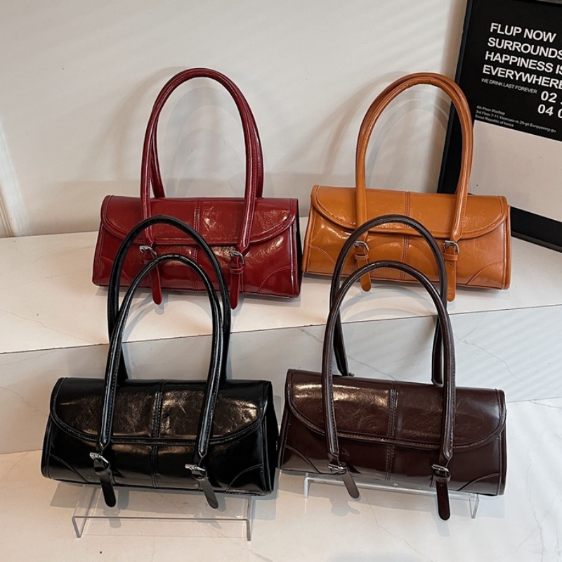 High Quality Burgundy PU Leath - Women Bags For Airport recension och pris