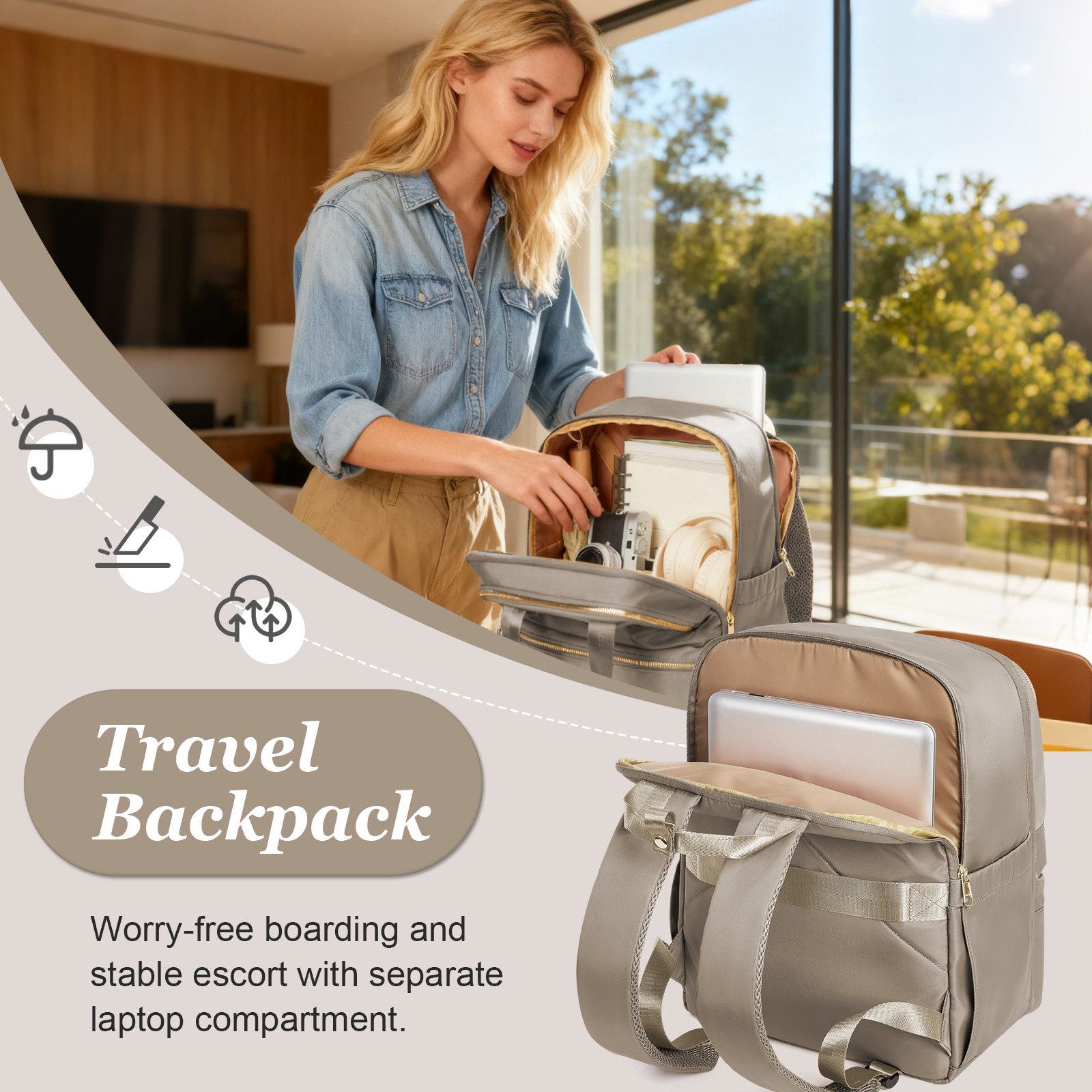 Ryanair 40x30x20 Travel Backpa - Women Bags For Office recension och pris