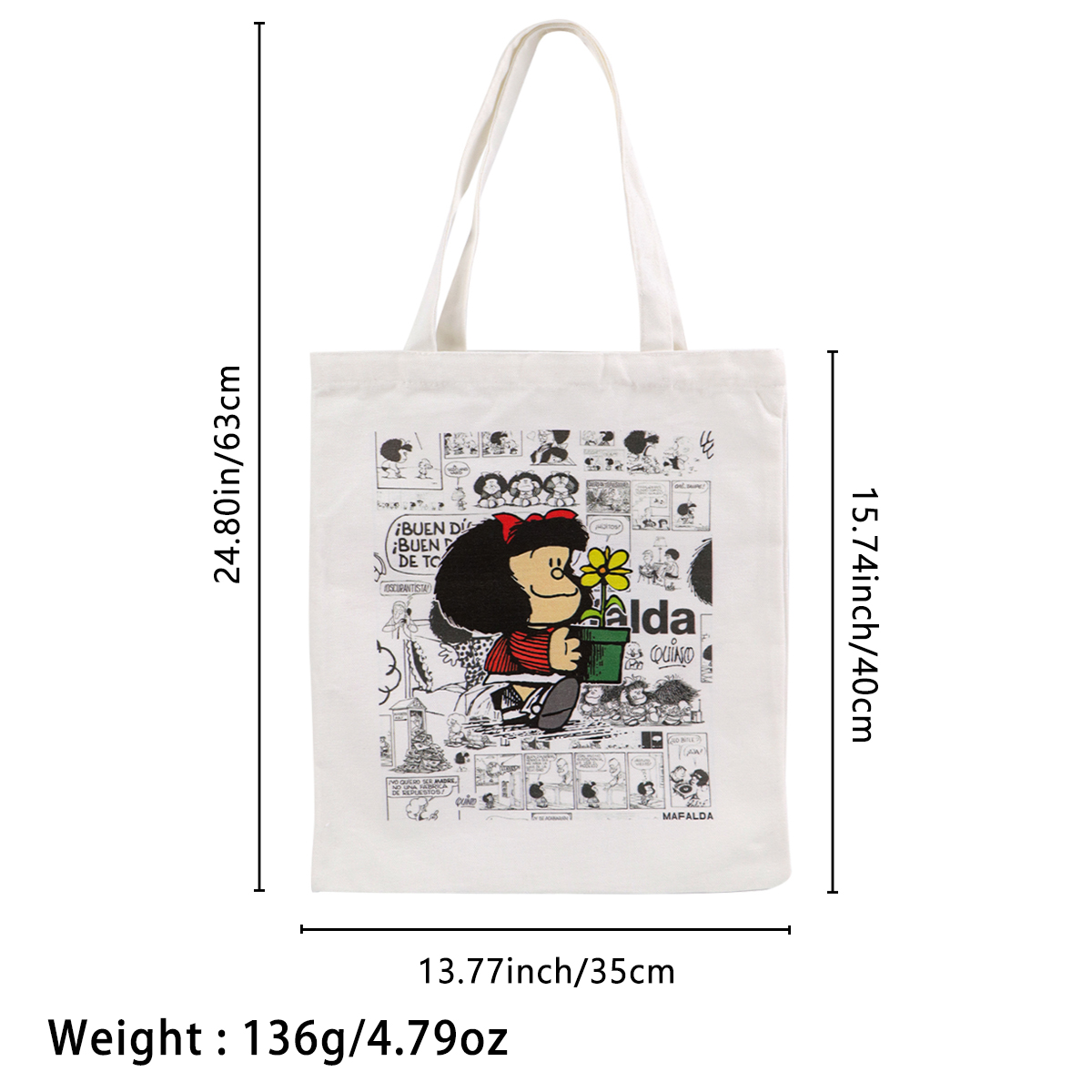 Fashion Canvas Tote Bag Women  - Women Bags For Office recension och pris