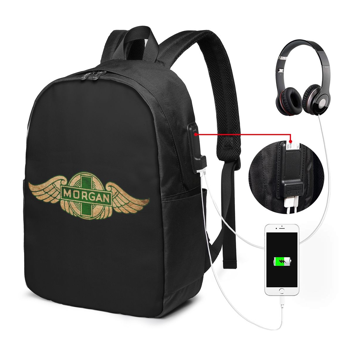 Morgan Motor Car Company Backp - Women Bags For Laptop recension och pris