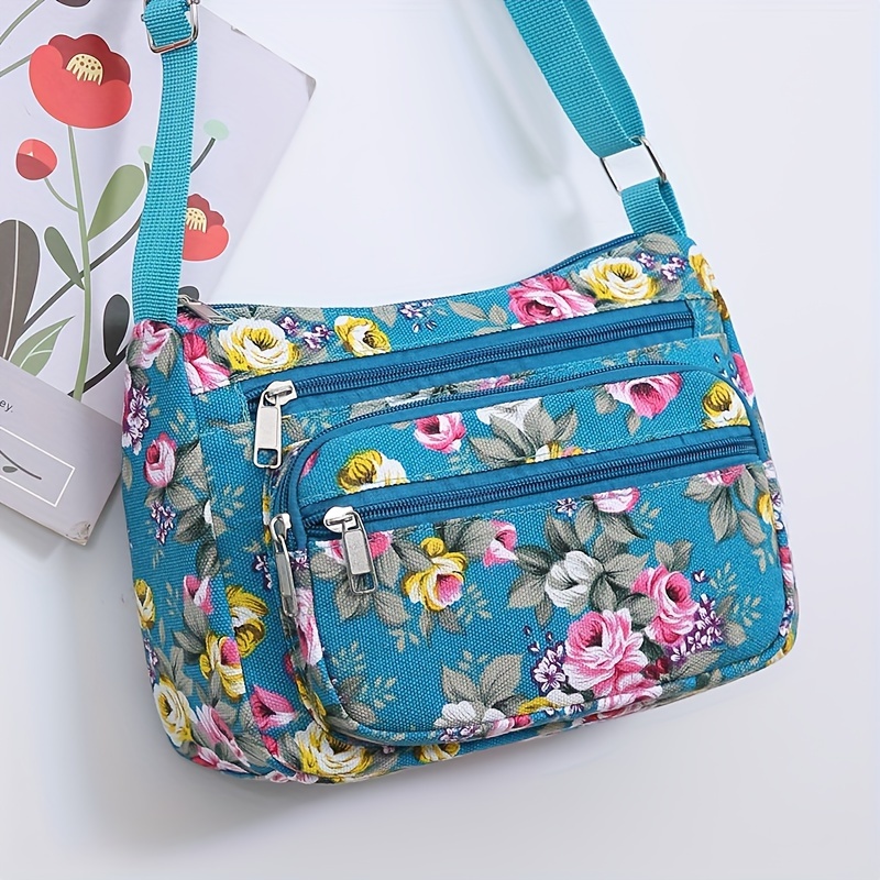 Stylish Floral Crossbody Bag,  - Women Bags Zip recension och pris