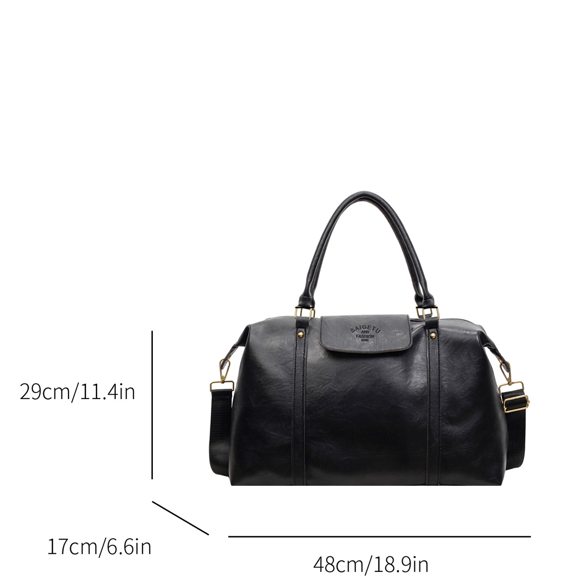 Large Capacity Retro Patent Le - Women Bags For Airport recension och pris