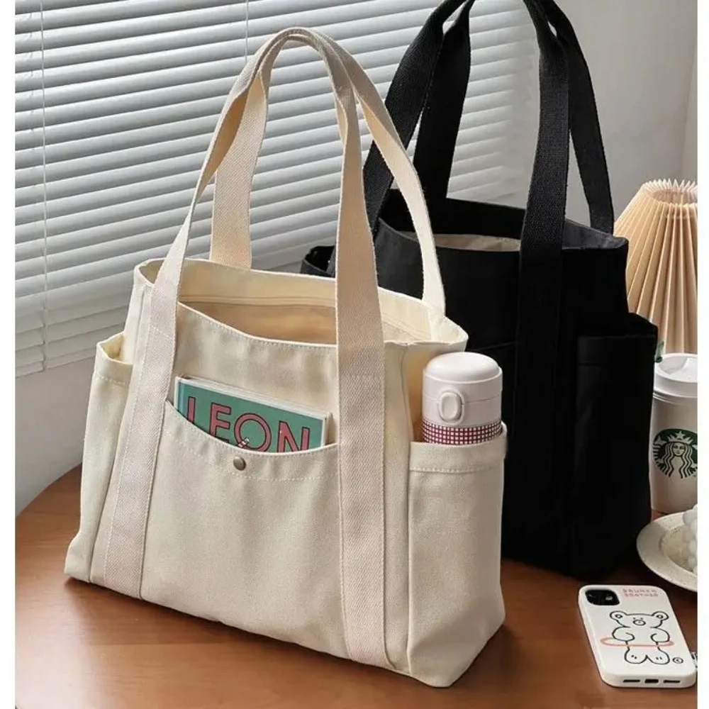 Large Capacity Canvas Tote Bag - Shopper Tote Canvas recension och pris