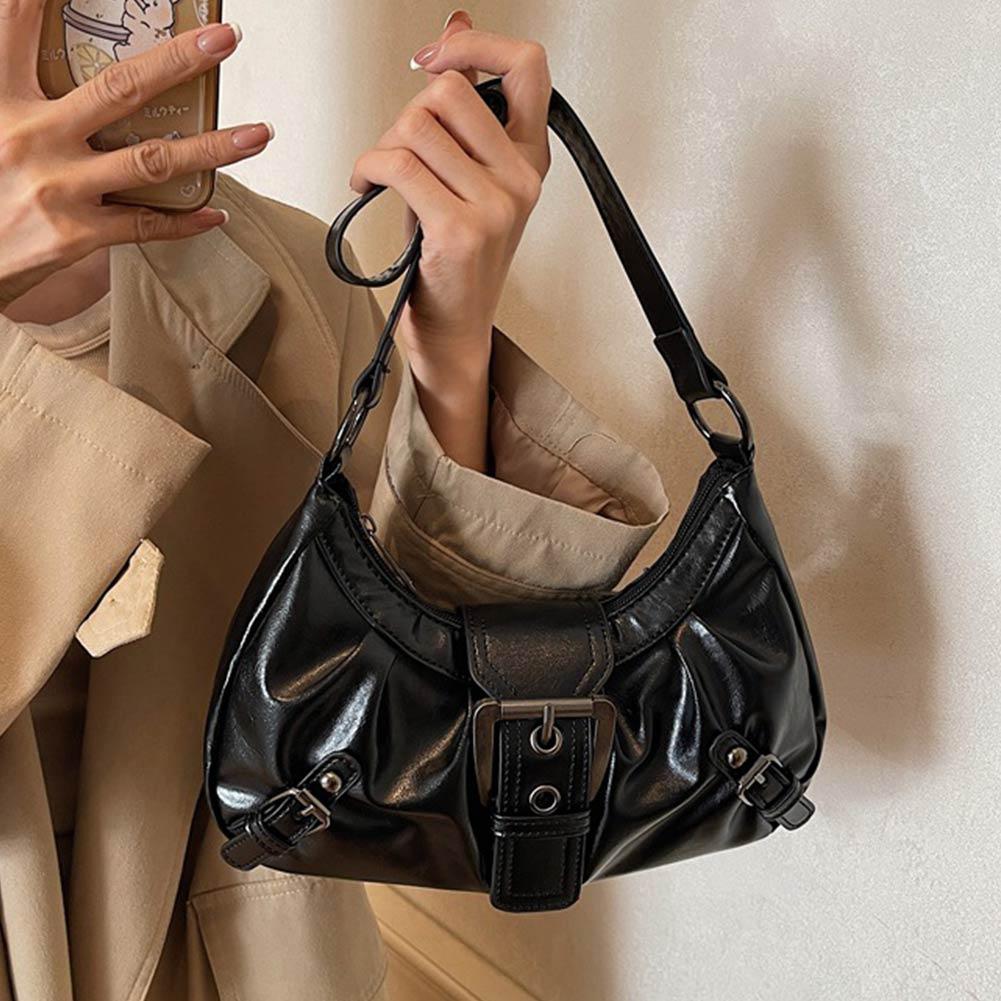 Y2K Retro Pleated Hobo Shoulde - Women Bags For Office recension och pris