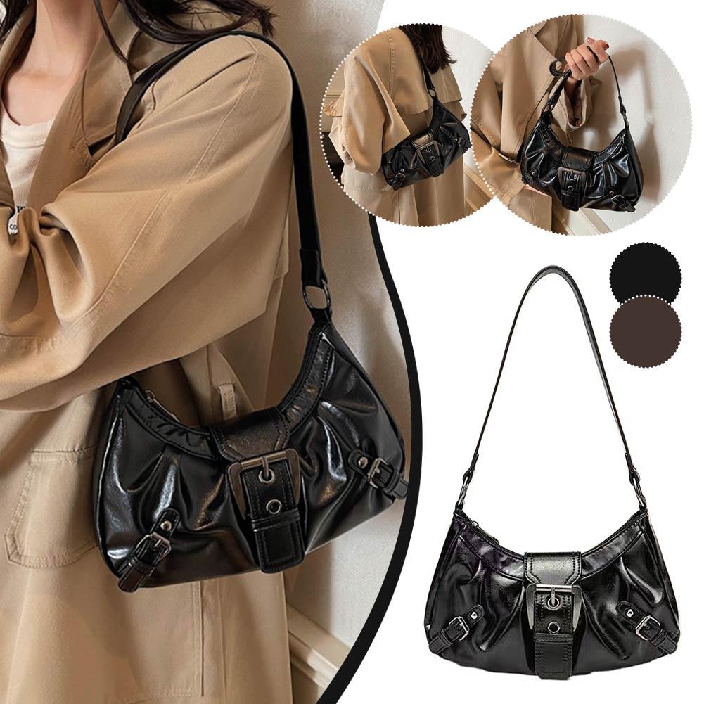 Y2K Retro Pleated Hobo Shoulde - Women Bags For Office recension och pris