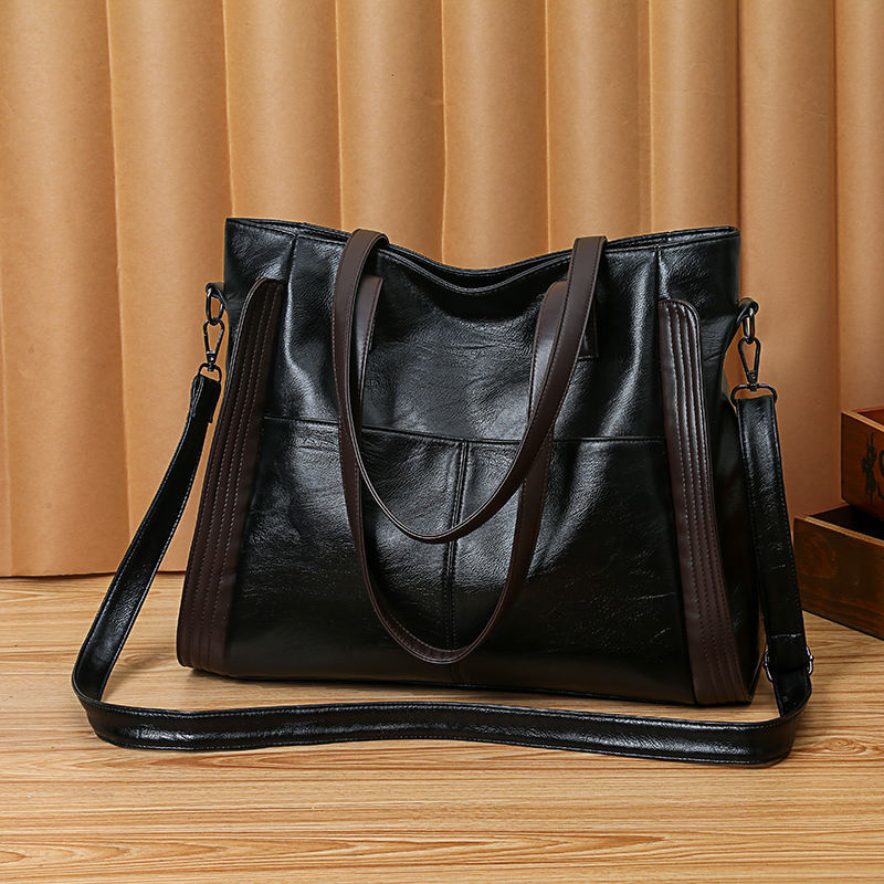 New Big Black Shoulder Bags fo - Women Bags For Airport recension och pris