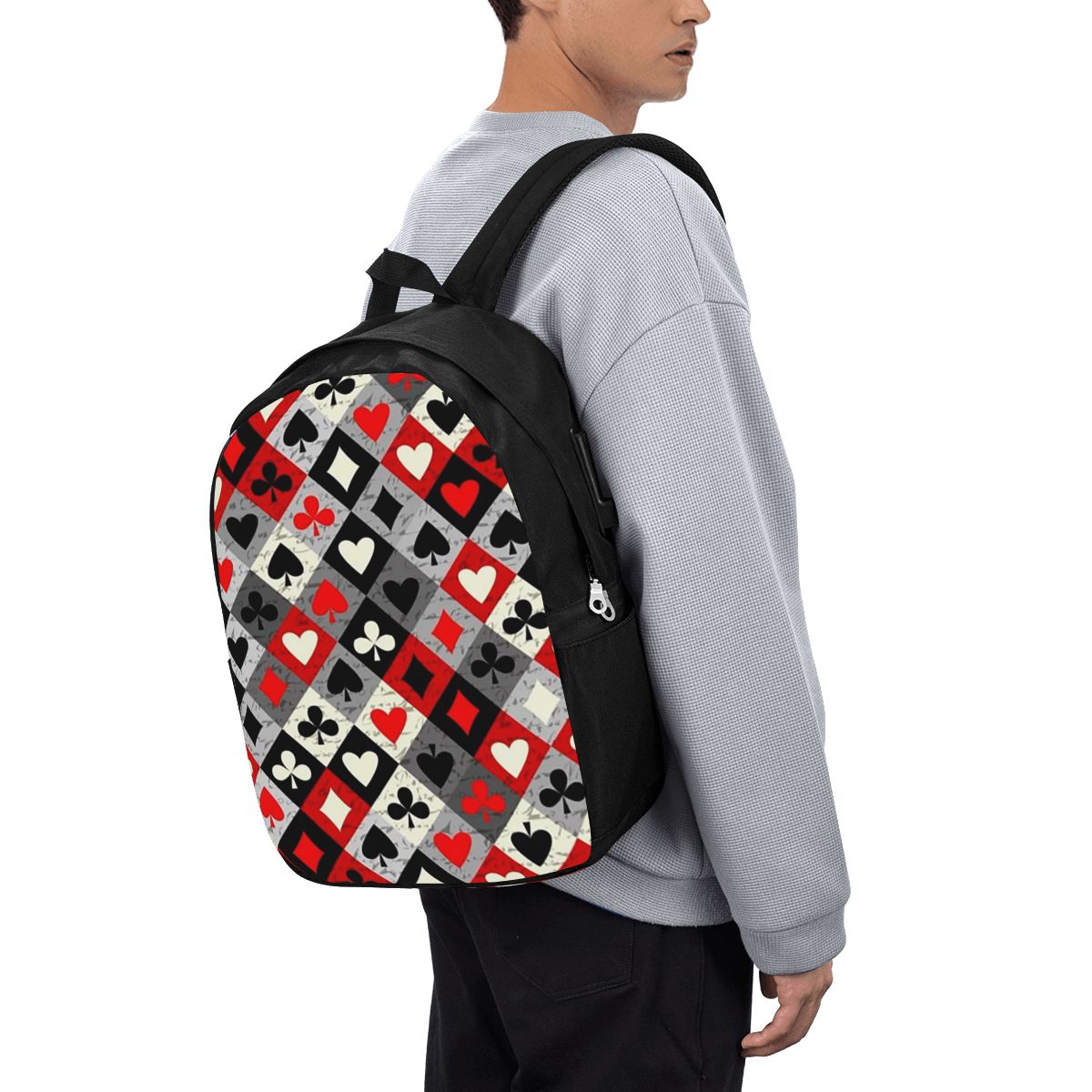 Playing Cards Poker Print Back - Womens Backpack recension och pris