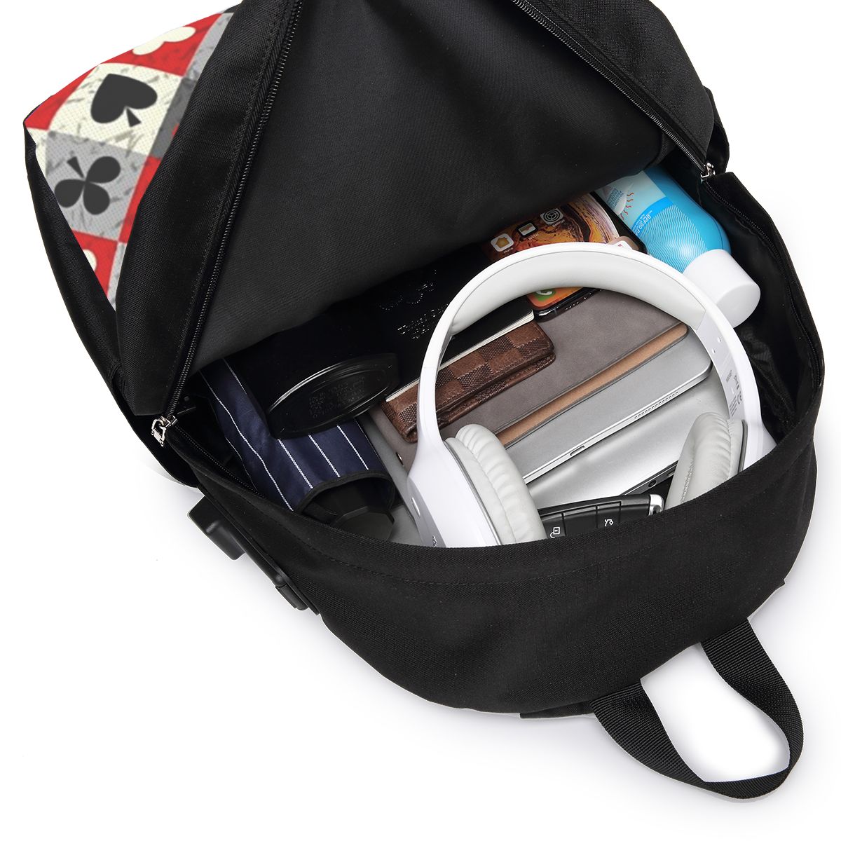 Playing Cards Poker Print Back - Womens Backpack recension och pris