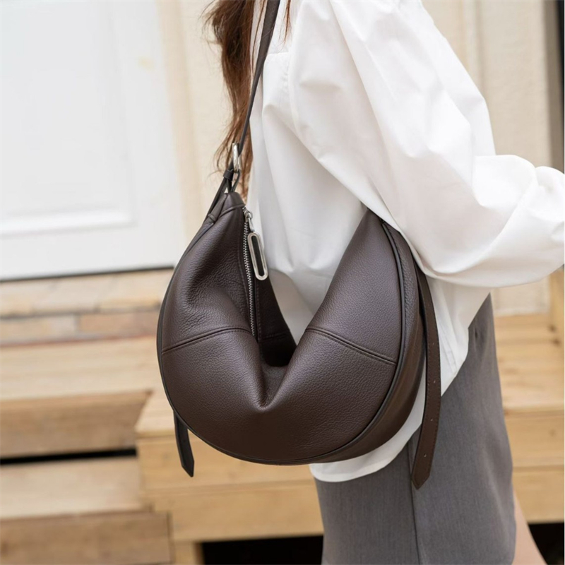 BURMINSA Genuine Leather Hobo  - Women Bags For Office recension och pris