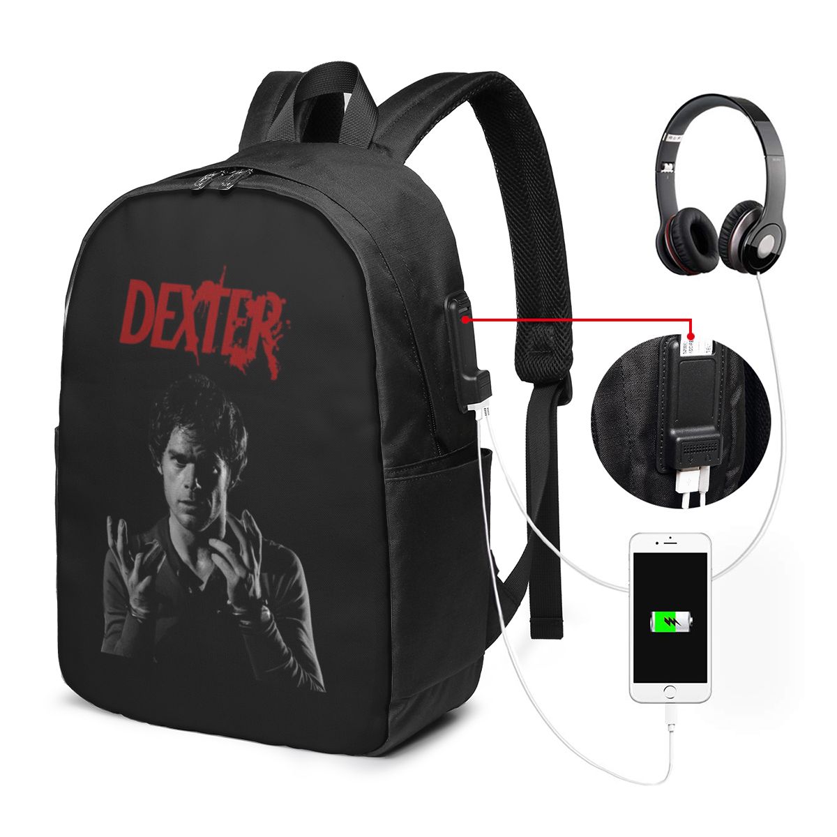 Movie Dexter Morgan Backpack T - Womens Backpack recension och pris