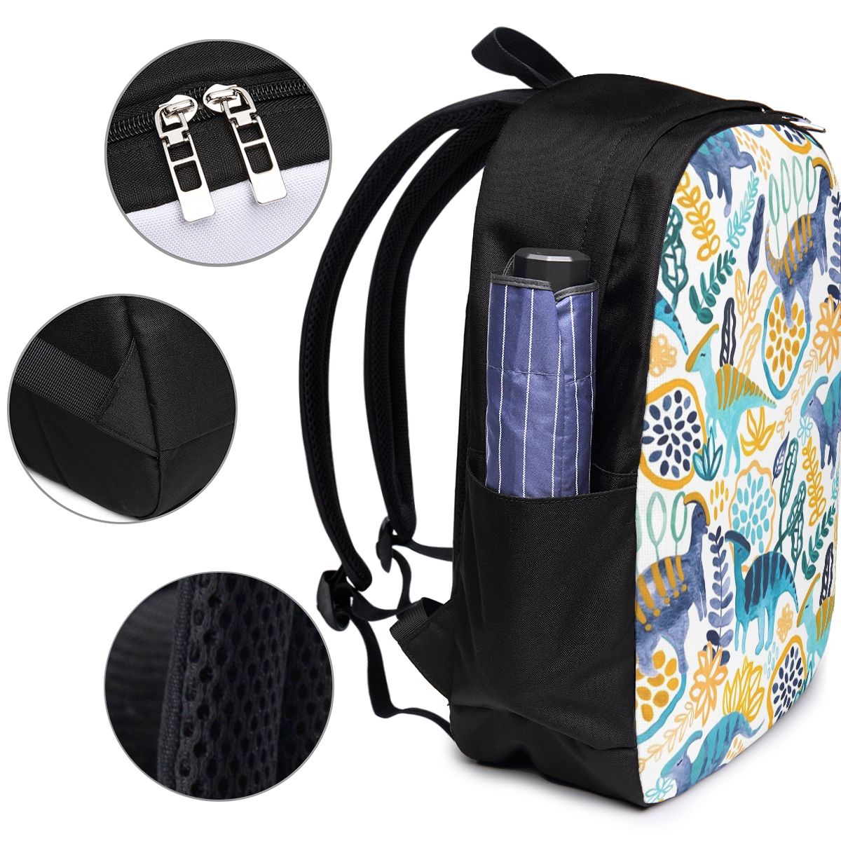 Gouache Parasaurolophuses Back - Womens Backpack recension och pris