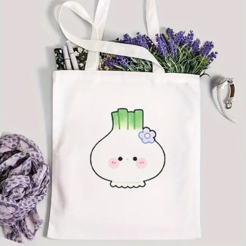 Cute Panda Print Canvas Tote B - Shopper Tote Canvas recension och pris