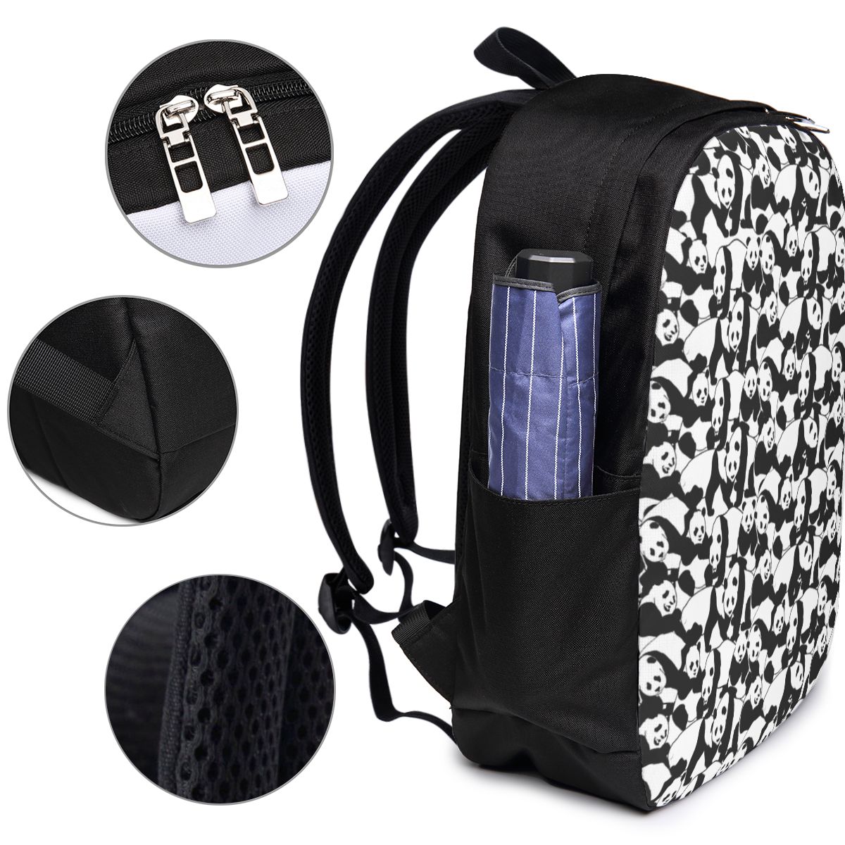 Panda Pattern Backpack Travel  - Womens Backpack recension och pris